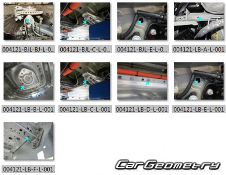 ������� ������ Citroën ë-C3 Aircross 2024-2029 Body dimensions