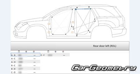 ������� ������ Suzuki XL7 2006-2009 Body Repair Manual