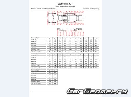 ������� ������ Suzuki XL7 2006-2009 Body Repair Manual