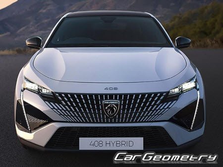 �������� ������� Peugeot 408 PHEV (P54) 2022-2027, ������� ������ ���� 408 ������