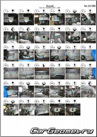 ������� ������ Suzuki XL7 2006-2009 Body Repair Manual