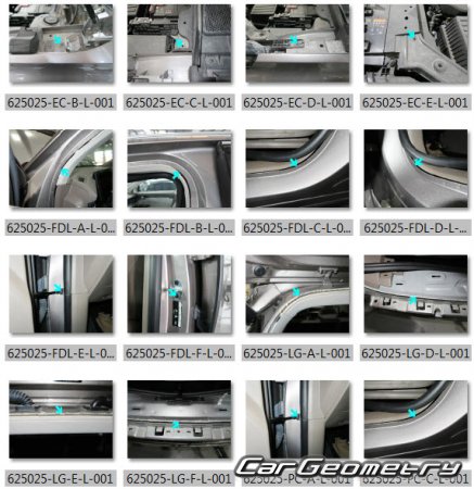 ������� ������ Roewe RX9 (MG S9) 2023-2028 Body dimensions