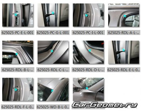 ������� ������ Roewe RX9 (MG S9) 2023-2028 Body dimensions