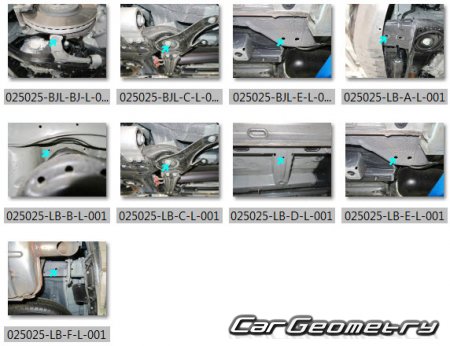 ������� ������ Roewe RX9 (MG S9) 2023-2028 Body dimensions