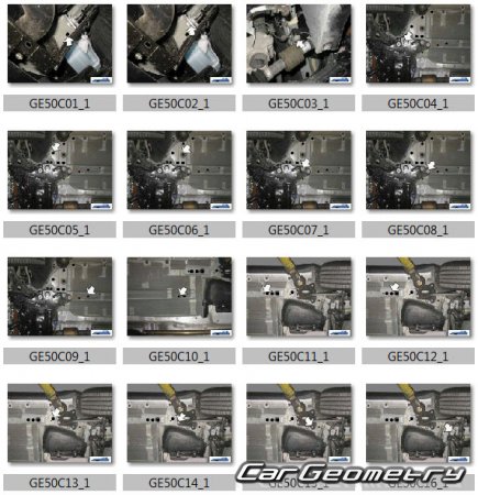 ������� ������ Geely Atlas (FX11) 2022-2025 Body dimensions