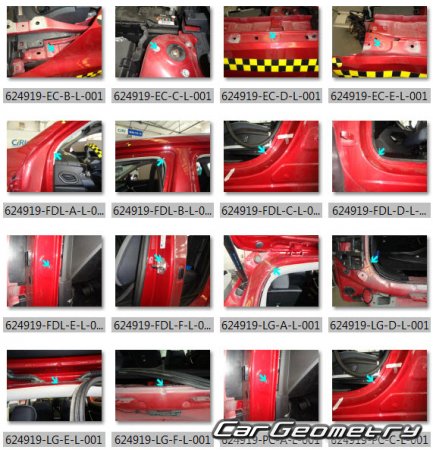 ������� ������ Geely Atlas (FX11) 2022-2025 Body dimensions