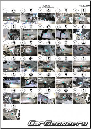 �������� ������� Lexus GX550 (VJA252) 2024- Collision Repair Manual