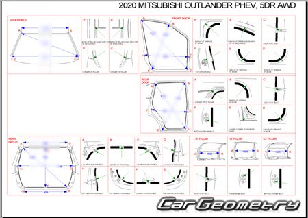 Mitsubishi Outlander PHEV 2018-2021 Body Repair Manual Mitsubishi Outlander PHEV 2018-2021 Body Repair Manual