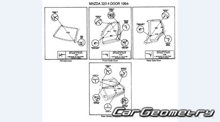 Mazda 323 (BA) 1994-2000 Body Repair Manual