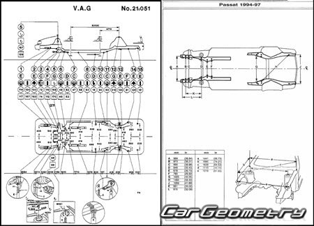 Volkswagen Passat (B4) (Typ 3A) 1994�1997 Body Repair Manual