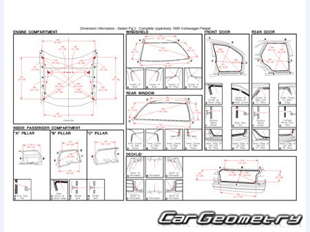 Volkswagen Passat (B4) (Typ 3A) 1994�1997 Body Repair Manual