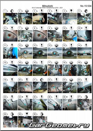 Mitsubishi Outlander PHEV 2018-2021 Body Repair Manual