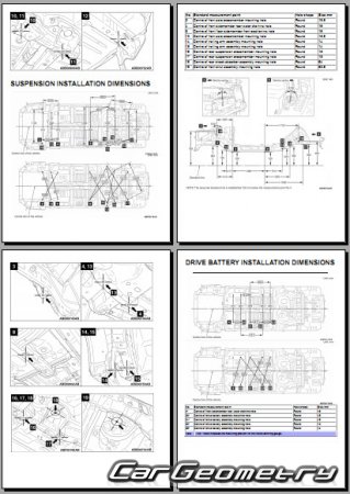 Mitsubishi Outlander PHEV 2018-2021 Body Repair Manual