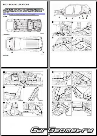 Mitsubishi Outlander PHEV 2018-2021 Body Repair Manual