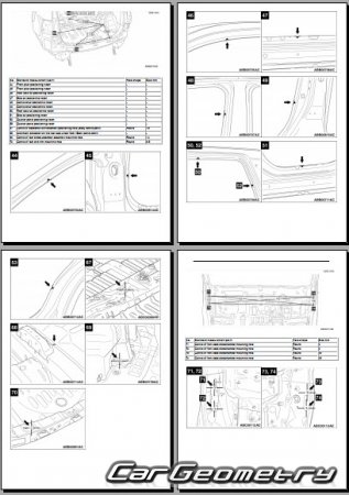 Mitsubishi Outlander PHEV 2018-2021 Body Repair Manual