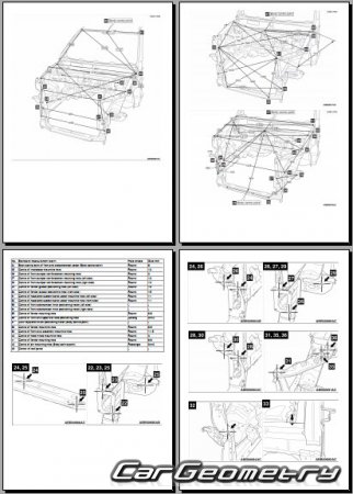 Mitsubishi Outlander PHEV 2018-2021 Body Repair Manual