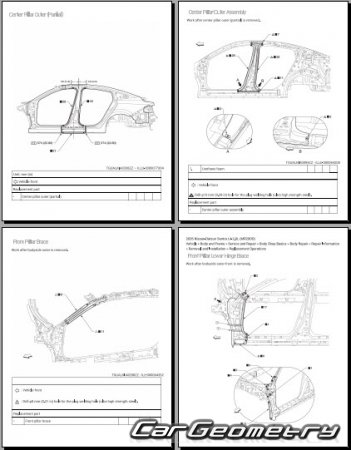 �������� ������� Nissan Sentra (B19) 2026-2030 Body Repair Manual