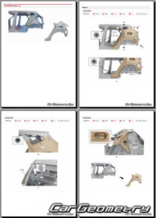 ������� ������ Kia Seltos (SP3i) 2026-2030 Body Repair Manual