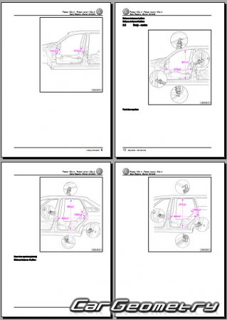 Volkswagen Passat (B4) (Typ 3A) 1994�1997 Body Repair Manual