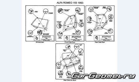 �������� ������� Alfa Romeo 155 (Type 167) 1992�2000 