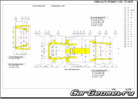 �������� ������� Alfa Romeo 155 (Type 167) 1992�2000 
