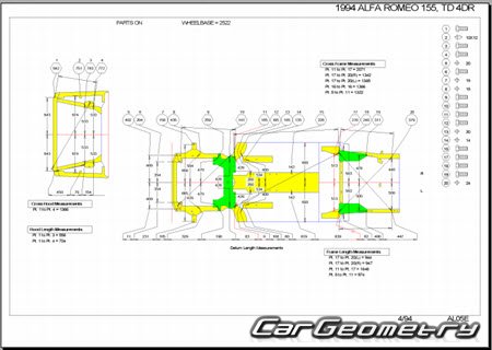 �������� ������� Alfa Romeo 155 (Type 167) 1992�2000 