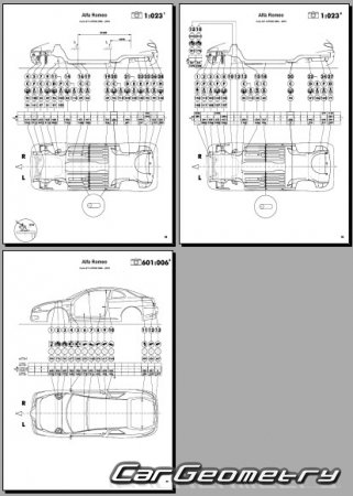 Alfa Romeo GT (Type 937) 2004�2010 Body dimensions