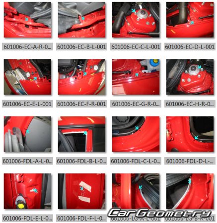 Alfa Romeo GT (Type 937) 2004�2010 Body dimensions