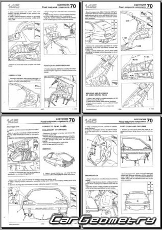 Alfa Romeo 146 1995-2000 Body dimensions
