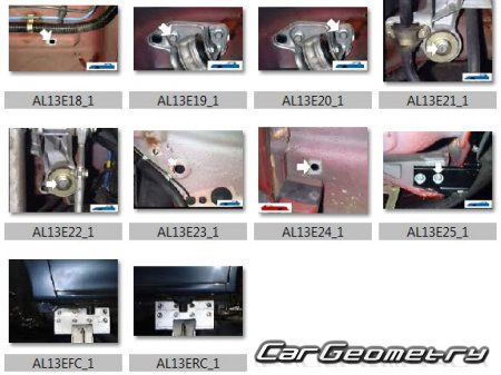 �������� ������� Alfa Romeo 166 (936) 1998�2007 Body dimensions