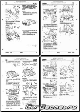 �������� ������� Alfa Romeo 166 (936) 1998�2007 Body dimensions