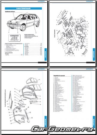 ������� ������ Peugeot 106 (3DR) 1991�1996
