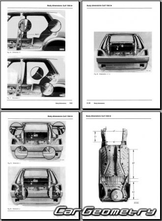 Volkswagen Golf (1G) 1984�1991 Body Repair Manual