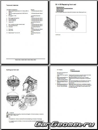 Porsche 911 GT2 Coupe & Cabrio (996) 2000�2005 Body Repair Manual