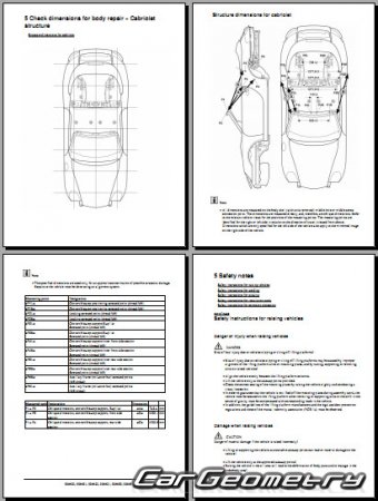 Porsche 911 GT2 Coupe & Cabrio (996) 2000�2005 Body Repair Manual