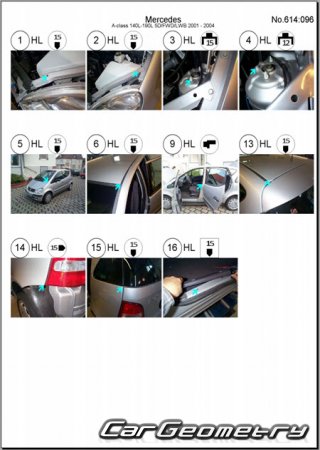 �������� ������� Mercedes A-Class (W168) 1997-2004